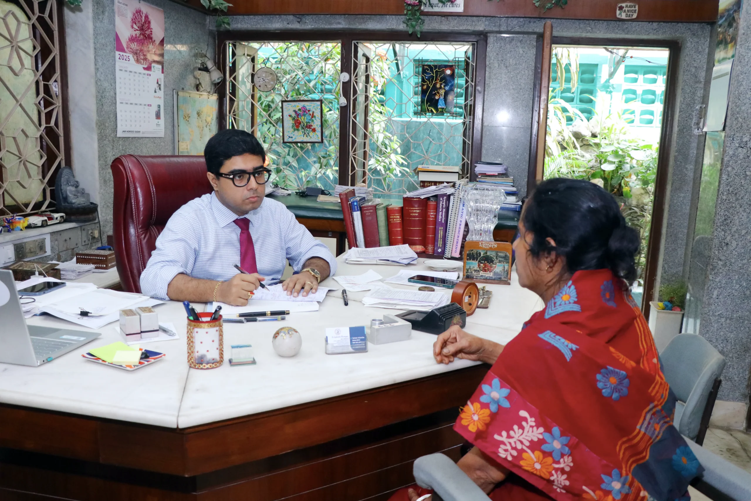 A homoeopathy teacher and a consultant who has a grasp of Materia Medica that makes his lectures wonderfully rewarding